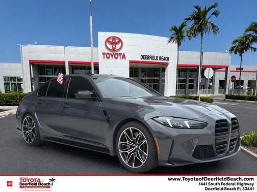 Gray Metallic 2025 BMW M3 Competition xDrive