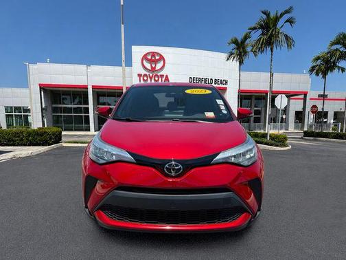 Supersonic Red 2021 Toyota C-HR XLE