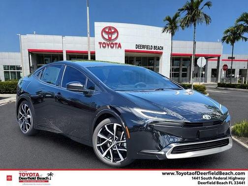 Midnight Black 2025 Toyota Prius Plug-In Hybrid XSE