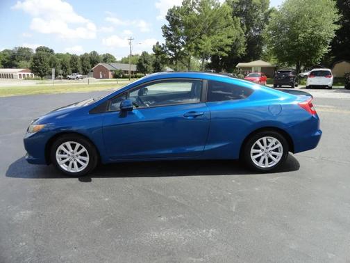 Blue 2012 Honda Civic EX
