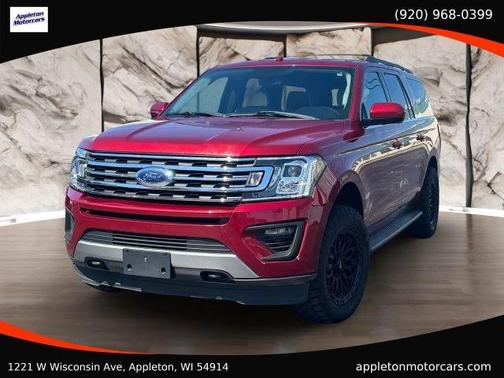 Red 2018 Ford Expedition Max XLT