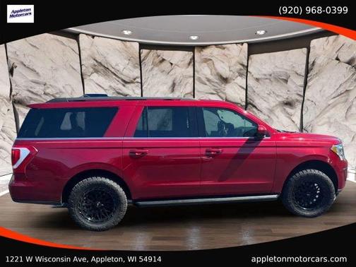 Red 2018 Ford Expedition Max XLT