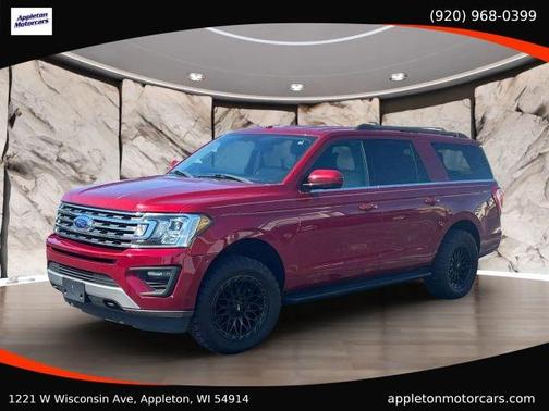 Red 2018 Ford Expedition Max XLT