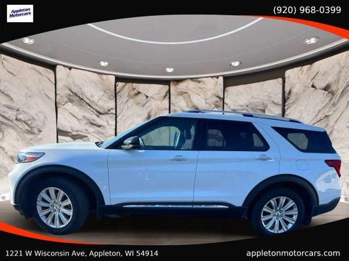 White 2021 Ford Explorer Limited