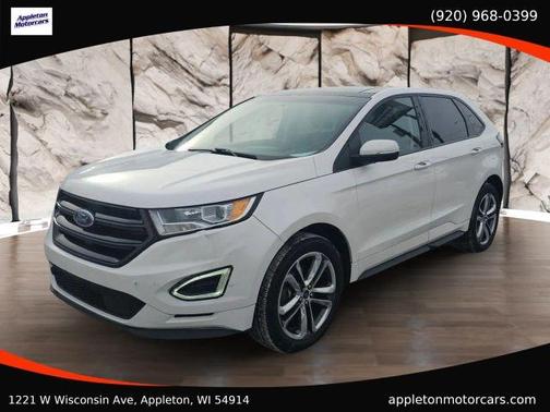 White 2017 Ford Edge Sport