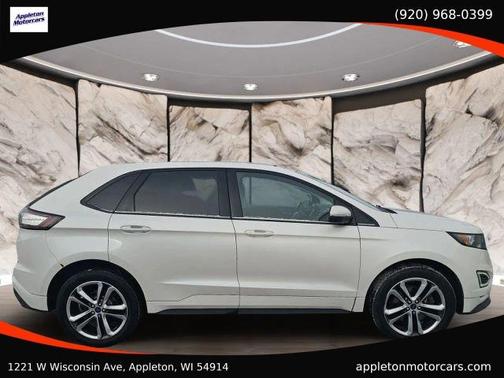 White 2017 Ford Edge Sport