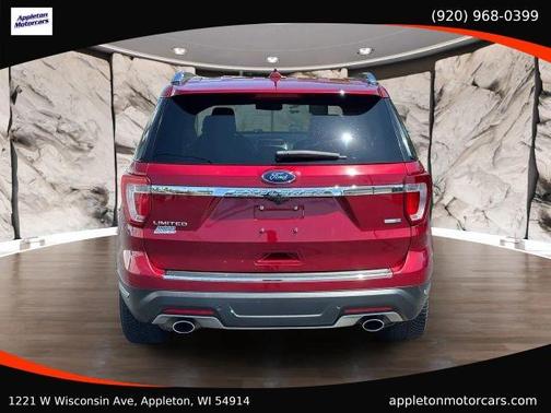 Red 2019 Ford Explorer Limited