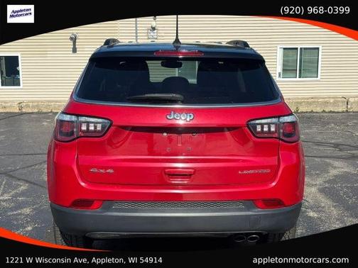 Red 2018 Jeep Compass Limited