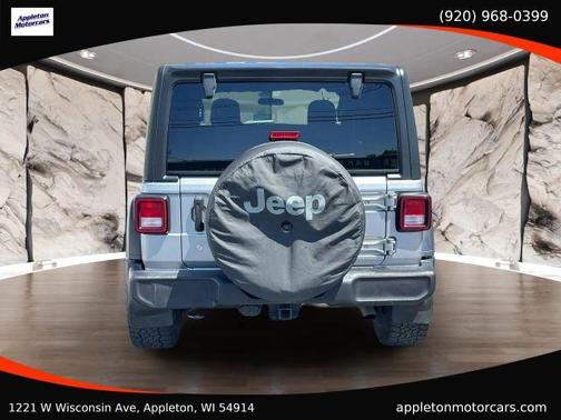 Silver 2018 Jeep Wrangler Unlimited Sport S