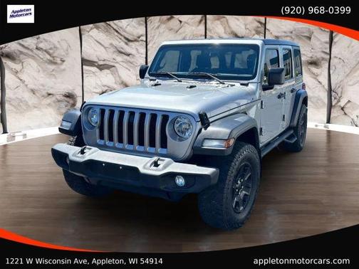 Silver 2018 Jeep Wrangler Unlimited Sport S