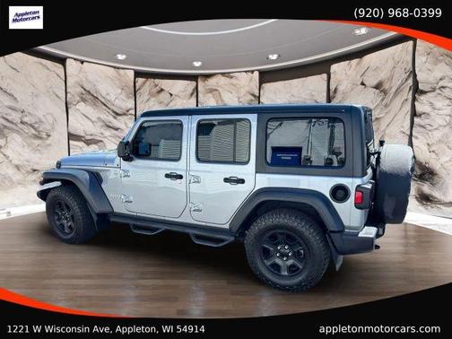 Silver 2018 Jeep Wrangler Unlimited Sport S