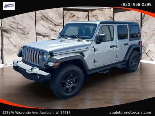 Silver 2018 Jeep Wrangler Unlimited Sport S