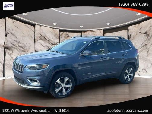 Blue 2020 Jeep Cherokee Limited