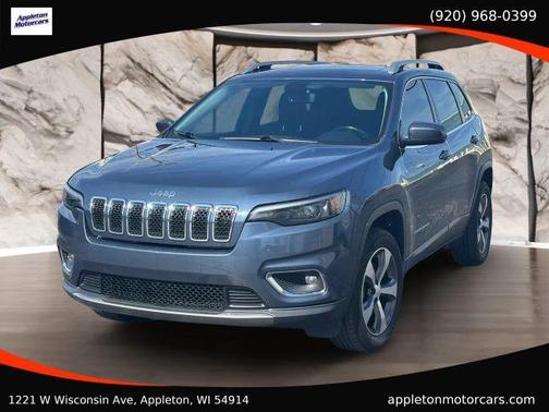 Blue 2020 Jeep Cherokee Limited