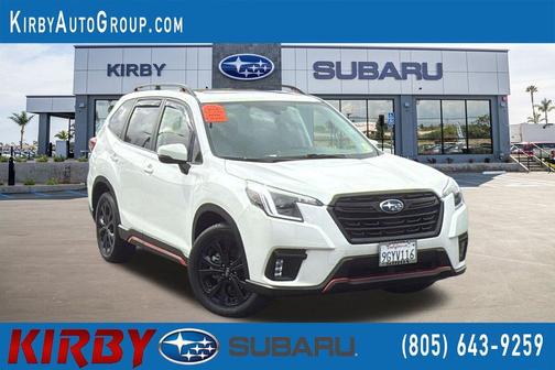 Crystal White Pearl 2023 Subaru Forester Sport