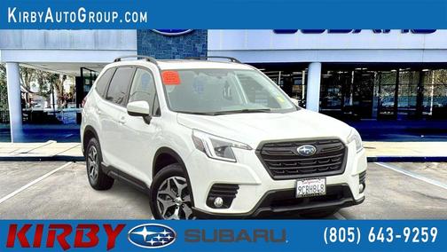Crystal White Pearl 2022 Subaru Forester Premium