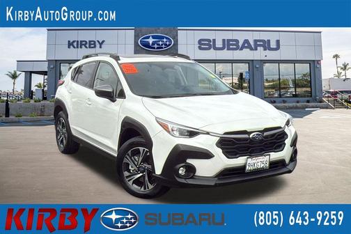 Crystal White Pearl 2024 Subaru Crosstrek Premium