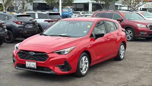 Pure Red 2024 Subaru Impreza Base