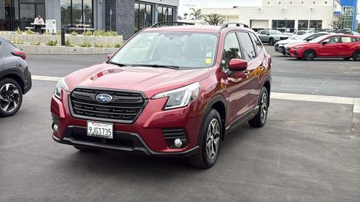Crimson Red Pearl 2023 Subaru Forester Premium