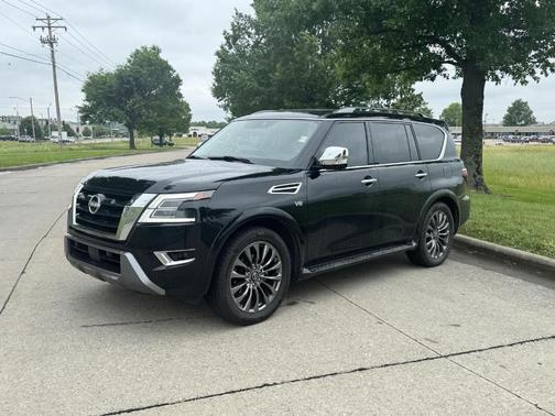 Black 2021 Nissan Armada Platinum