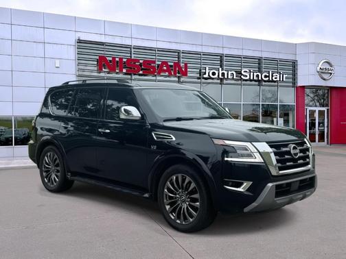 Black 2021 Nissan Armada Platinum