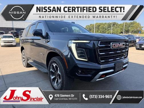 Titanium Rush Metallic 2025 GMC Yukon AT4