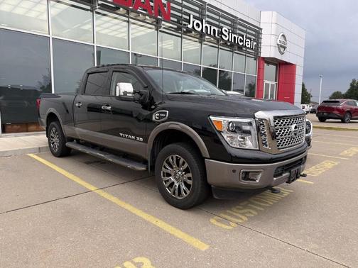 Magnetic Black 2017 Nissan Titan XD Platinum Reserve