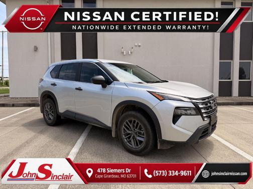 Brilliant Silver Metallic 2024 Nissan Rogue S