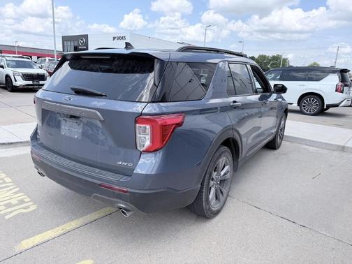 Infinite Blue Metallic Tinted Clearcoat 2021 Ford Explorer XLT