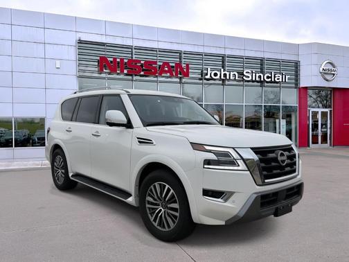 Aspen White Tricoat 2024 Nissan Armada SL