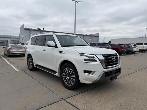 Aspen White Tricoat 2024 Nissan Armada SL