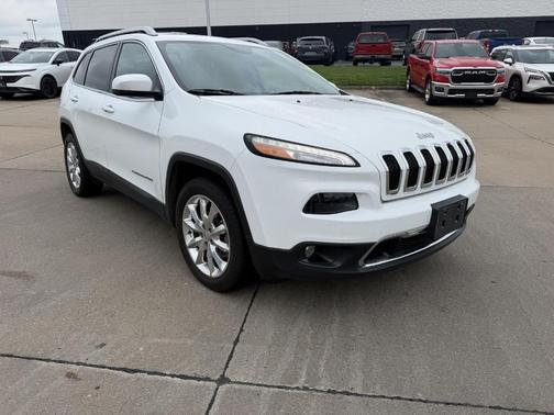Bright White Clearcoat 2017 Jeep Cherokee Limited