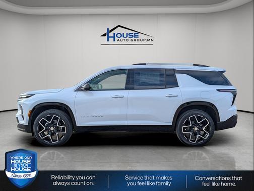 Polar White Tricoat 2026 Chevrolet Traverse High Country
