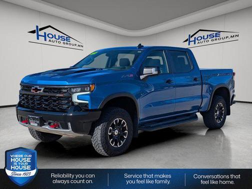 Glacier Blue Metallic 2022 Chevrolet Silverado 1500 ZR2
