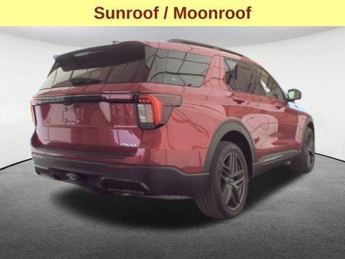 Rapid Red Metallic Tinted Clearcoat 2025 Ford Explorer ST-Line