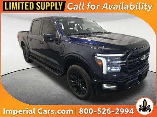 Antimatter Blue Metallic 2024 Ford F-150 Lariat Truck