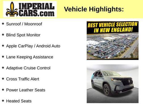 Sonic Gray Pearl 2025 Honda Pilot TrailSport