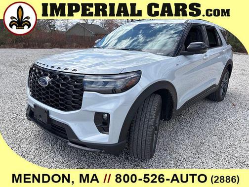 Space White Metallic 2026 Ford Explorer ST-Line