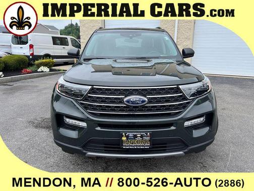 Forged Green Metallic 2023 Ford Explorer XLT