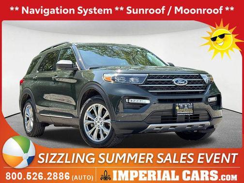 Forged Green Metallic 2023 Ford Explorer XLT
