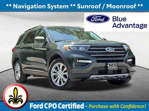 Forged Green Metallic 2023 Ford Explorer XLT