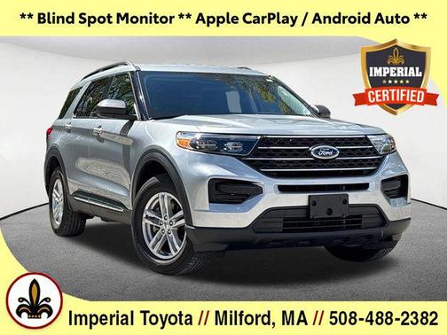Iconic Silver Metallic 2023 Ford Explorer XLT