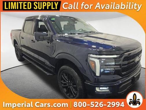 Antimatter Blue Metallic 2024 Ford F-150 Lariat