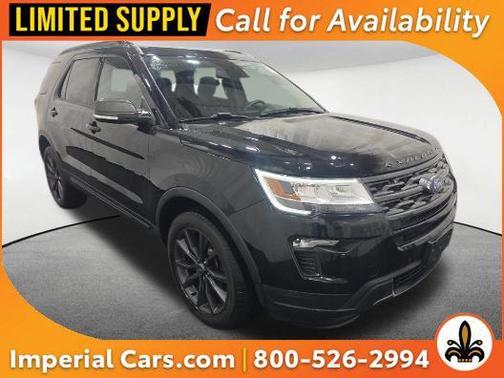 Agate Black Metallic 2019 Ford Explorer XLT