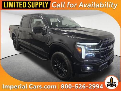 Agate Black Metallic 2025 Ford F-150 Lariat