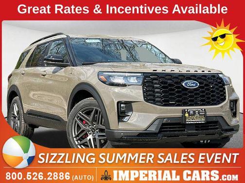 Marsh Gray 2026 Ford Explorer ST-Line