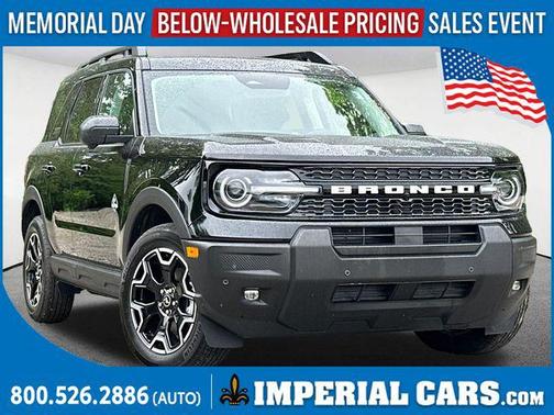 Shadow Black 2025 Ford Bronco Sport Outer Banks