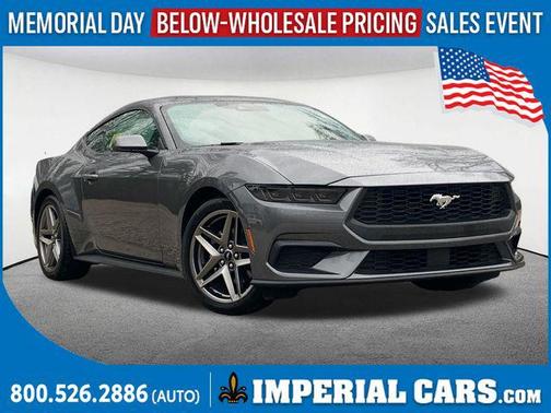 Carbonized Gray Metallic 2025 Ford Mustang EcoBoost