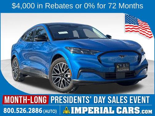 Velocity Blue Metallic 2025 Ford Mustang Mach-E Premium SUV