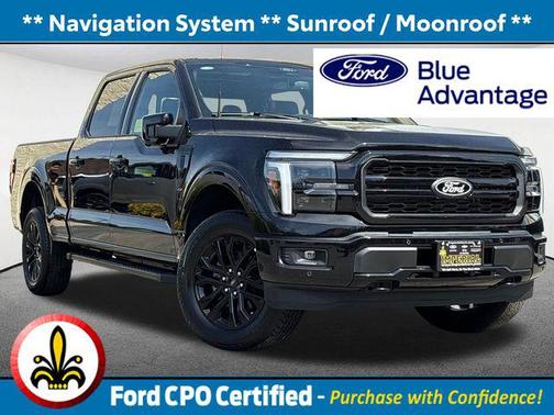 Agate Black Metallic 2025 Ford F-150 Lariat